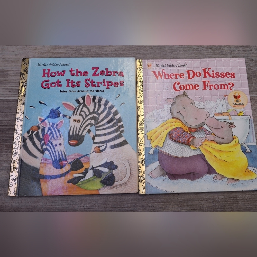 Where Do Kisses Come From? by Maria Fleming & How the Zebra Got Its Stripes